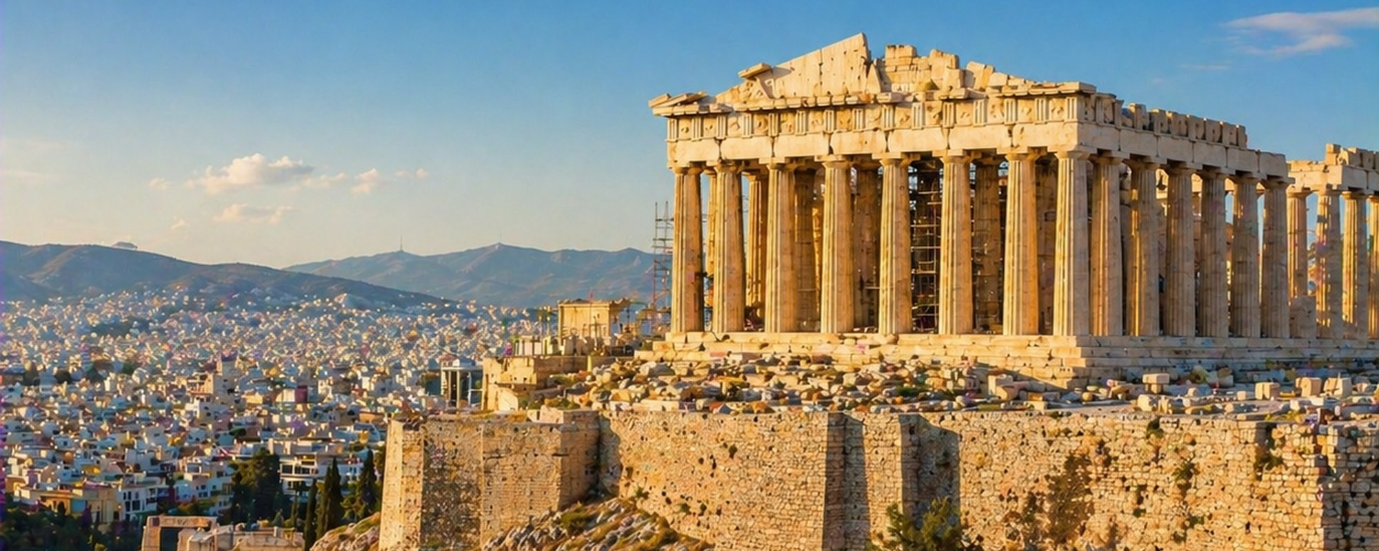Akropolis ir Partenonas Atėnuose